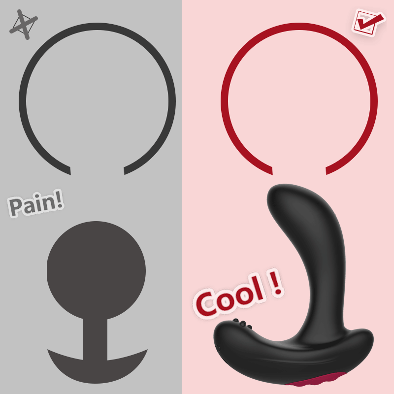 Anal Vibrator Inflatable Butt Plug Remote Prostate Massager Automatic Inflation Vibrating Male Female Prostate Stimulator