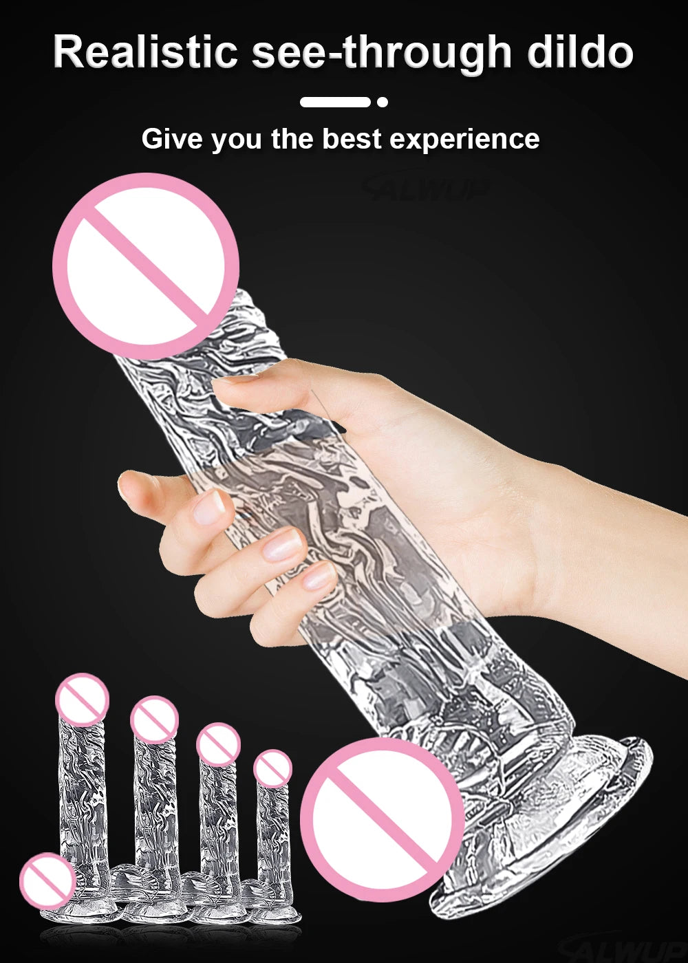 Cheap Realistic Big Dildo Women Erotic Anal Sex Toys Gay Clitoris Vaginal Masturbators 4 Sizes False Penis Dildos Sex Shop 18+