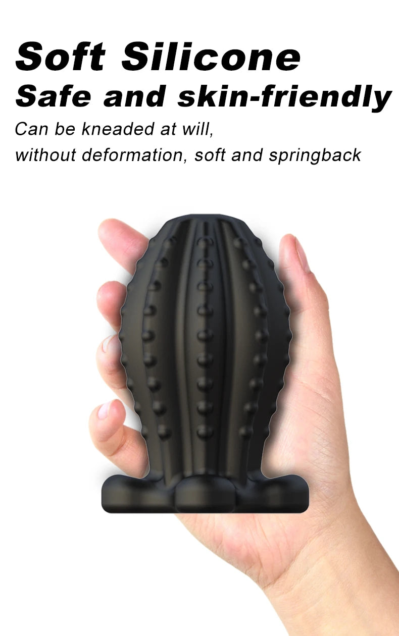Hollow Anal Plug With plug Prevent liquid leakage Recklessly peeping Easy Enema Vaginal Anal masturbation Butt Plug BDSM Sex Toy