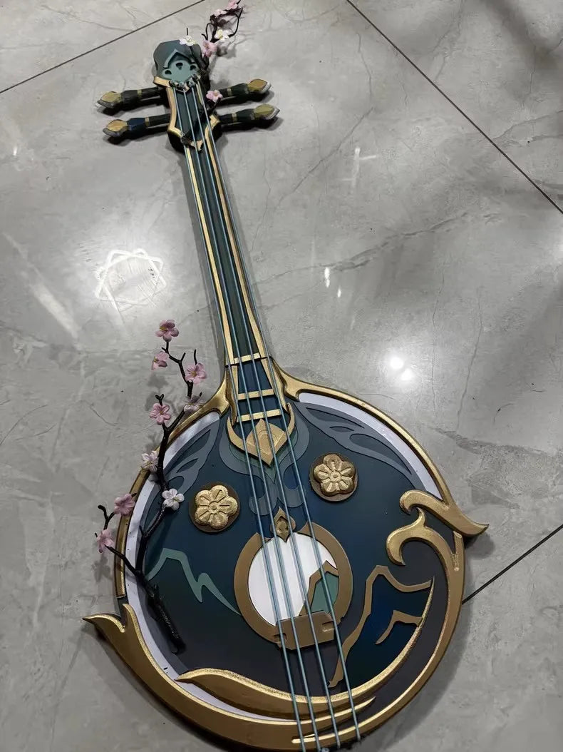 Game Ruan Mei Honkai: Star Rail Armweapons, Pipa, Qin, Broken Iron Cosplay Props Anime Halloween Christmas Party Costumes Wig