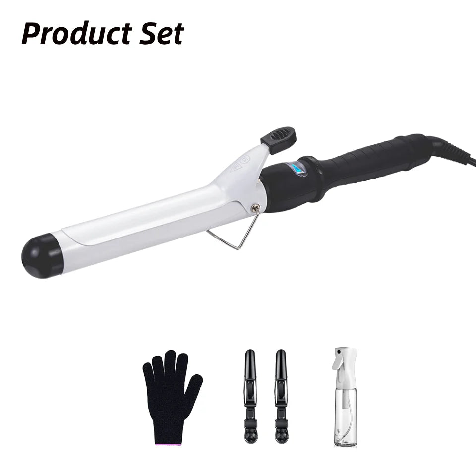 YAWEEN 32mm 38mm Electric Hair Curler for Women Professional Ceramic Curling Iron Adjustable Temperature Hair Styling Tool