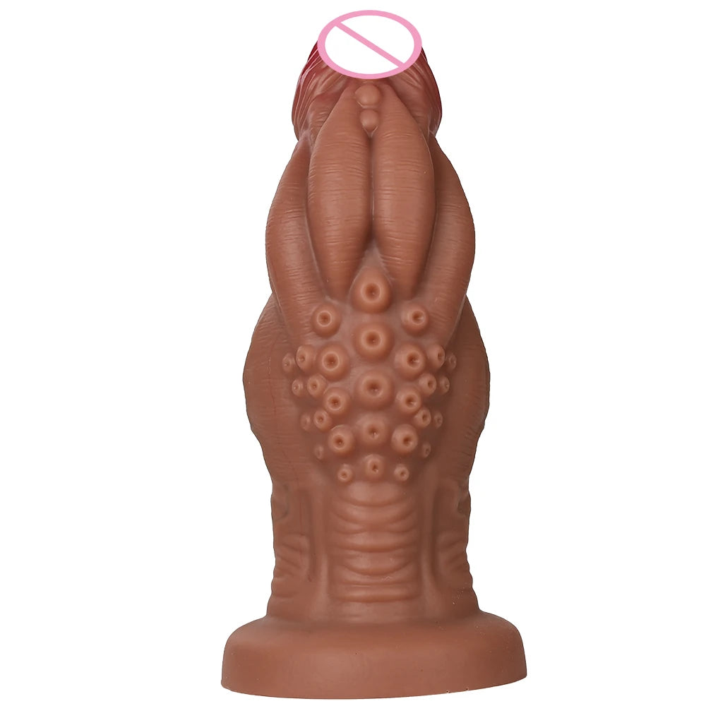 Monster dildo toy with strong suction cup for hands-free silicone large giant dildo anal plug for men and women couples gay