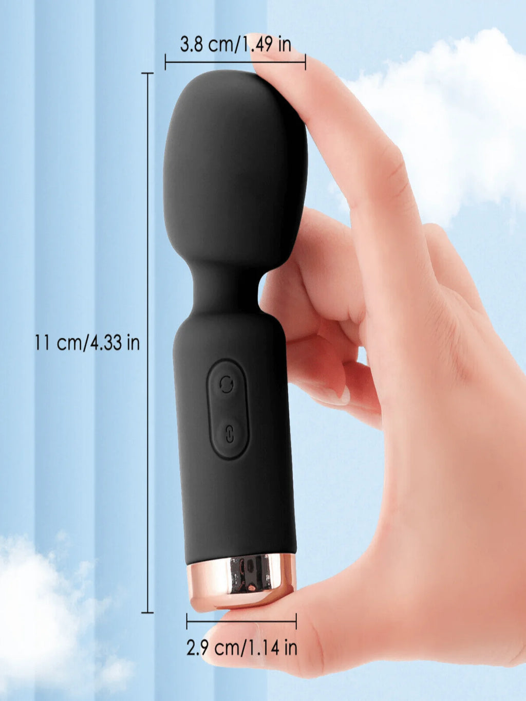 Mini Av Dildo Vibrator 10 Powerful Vibrator G-Spot Vaginal Nipple Stimulator Sex Toys Adult Masturbation Products