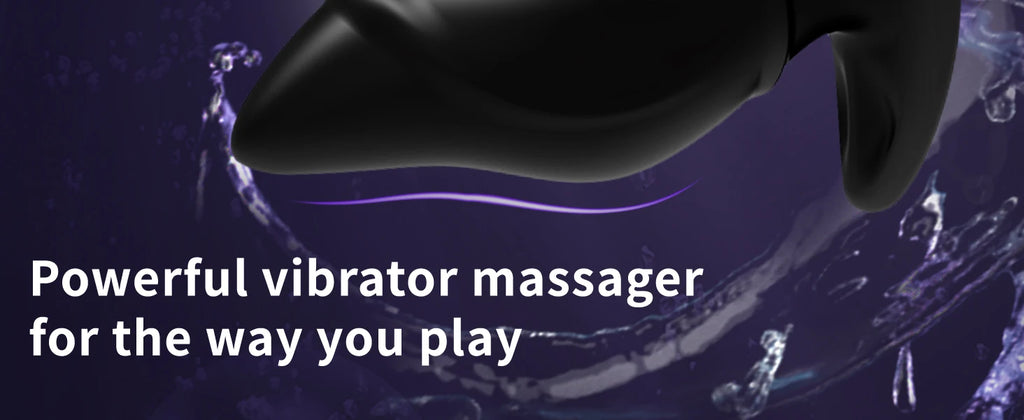 Anal Plug Vibrator Remote Control Butt Plug 10 Speed Vibrating Safer Adult Products Masturbation Sex Toy for 18 Men & Women
