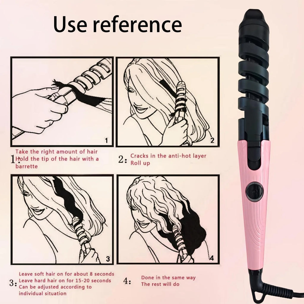 2-in-1 Curling Iron Set,  Instant Heat Up for Short, Medium, and Long Hair,  Women's Hair Tools Holiday Gifts