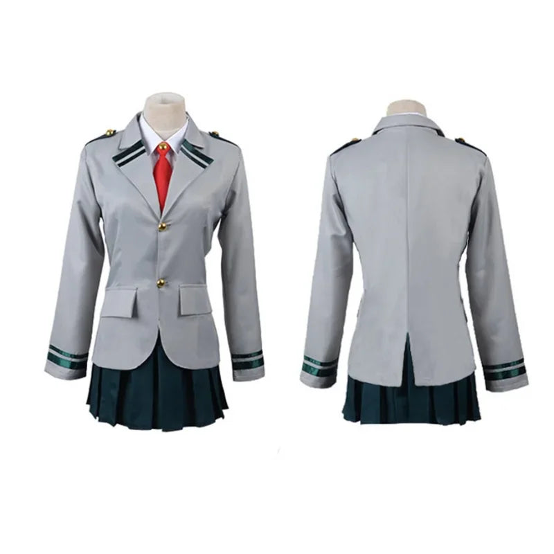 My Hero Academia Anime  Midoriya Izuku Cosplay Costume Todoroki Shoto School Uniform Set Wig Suit Unisex Halloween Role Play