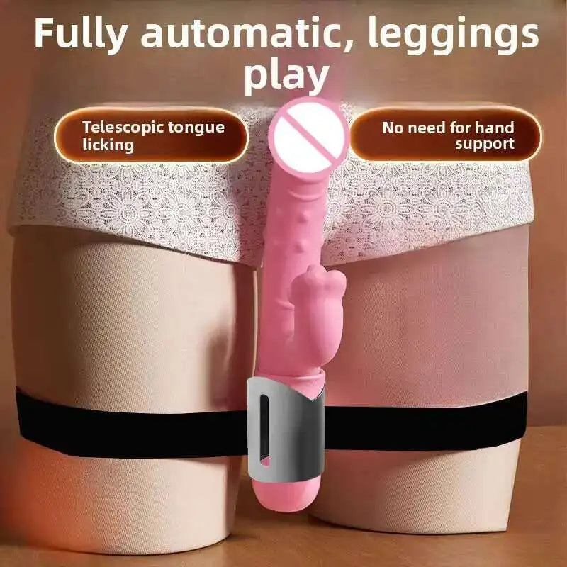 Women Sex Bondage Toys Leather Orgasm Belt For Magic Wand Secure Female Massage Chastity Harness Leg Strap Juguetes Sexuales
