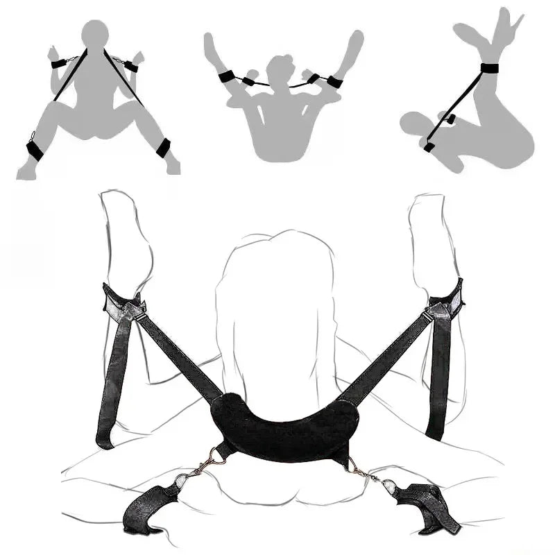 Adult Games Erotic Sex Toys For Woman Couples SM Fetish Slave BDSM Bondage Restraints Handcuffs Shackles Erotic Accessories 18