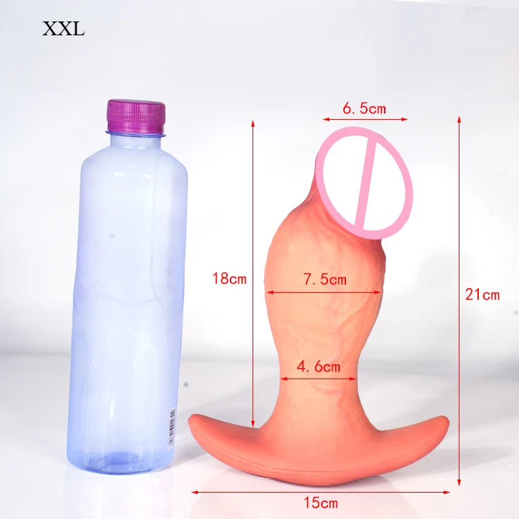 Huge Realistic Dildo Sex Toys G-Spot Anal Plug Butt Plug Dildo Premium Silicone Prostate Massager Anal Training for women men