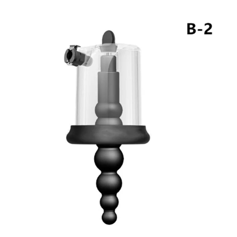 Anal Vacuum Pump Manual Air Pressure Powerful Butt Plug Male Female Masturbators Prostate Massage Sex Toys for Women Men 18+