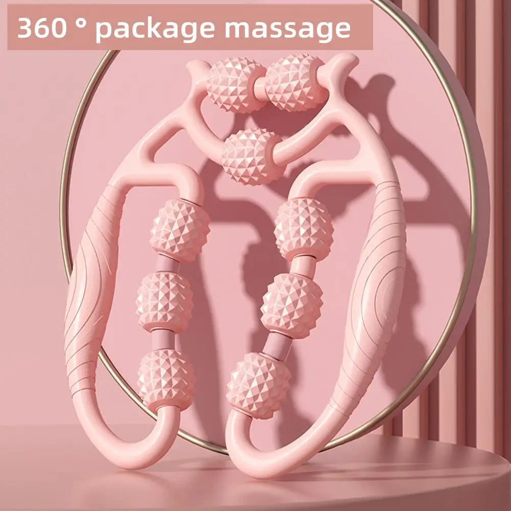 9 Rollers Leg Massage Roller Deep Tissue Massage Roller Soreness Relief Massage Roller Arm Muscle Relax Leg Beauty Rollers
