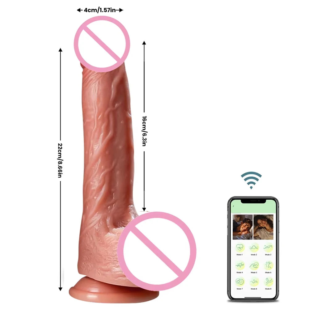 Realistic Dildo for Women Sex Toys Telescopic Vibrator with Female Stimulator Dildos Vibrators Big Penis Anal Dildo Vibrator