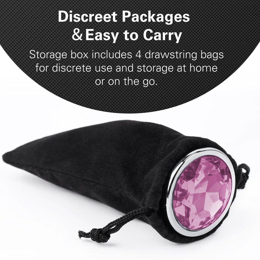 Anal Plugs Men Women Heart 3 Sizes Stainless Steel Crystal Removable Butt Plug Stimulator Anal Sex Toys Prostate Massager Dildo
