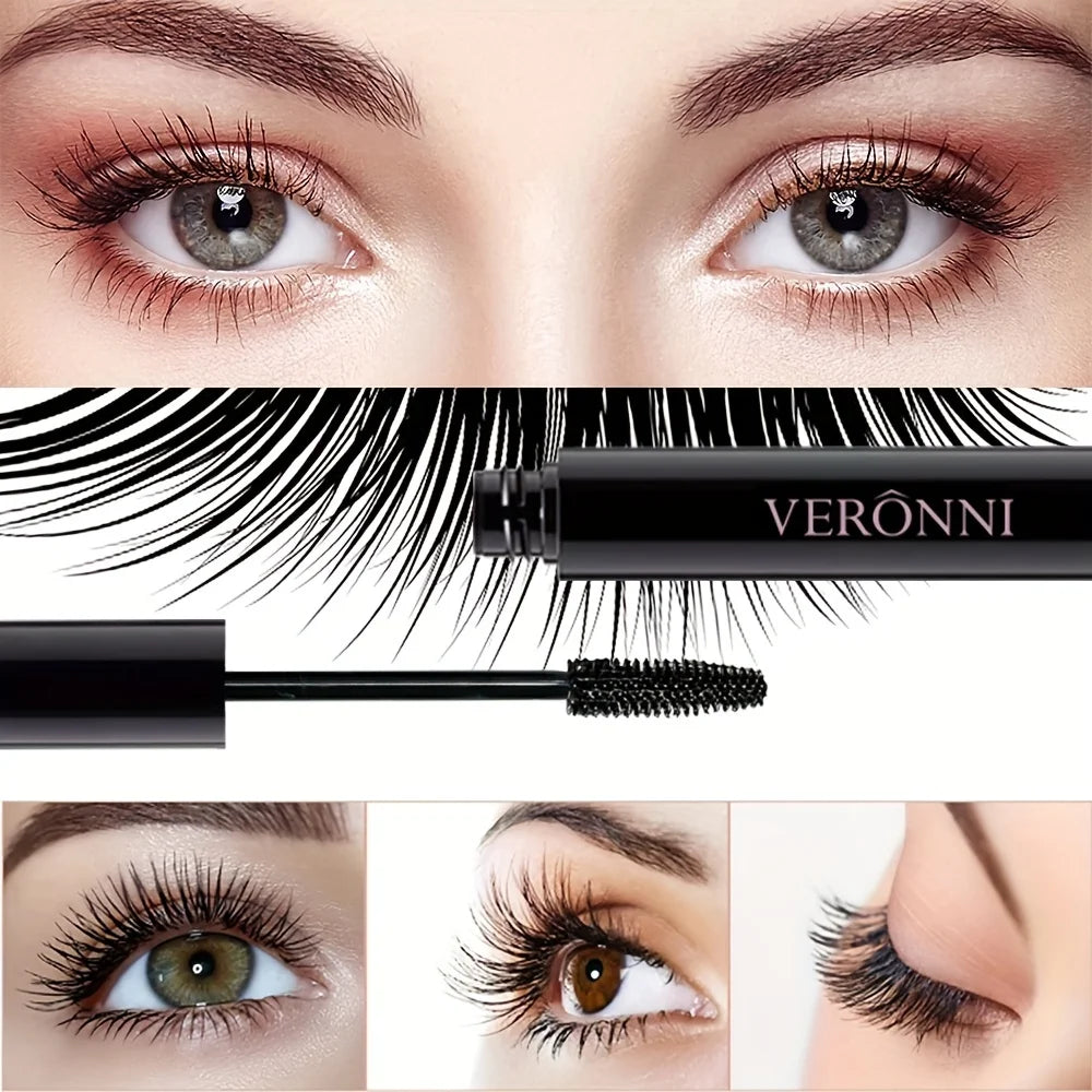 Ultra-fine Small Brush Head Mascara Lengthening Black 3D Lash Eyelash Extension Eye Lashes Long-wearing Black Color Mascara