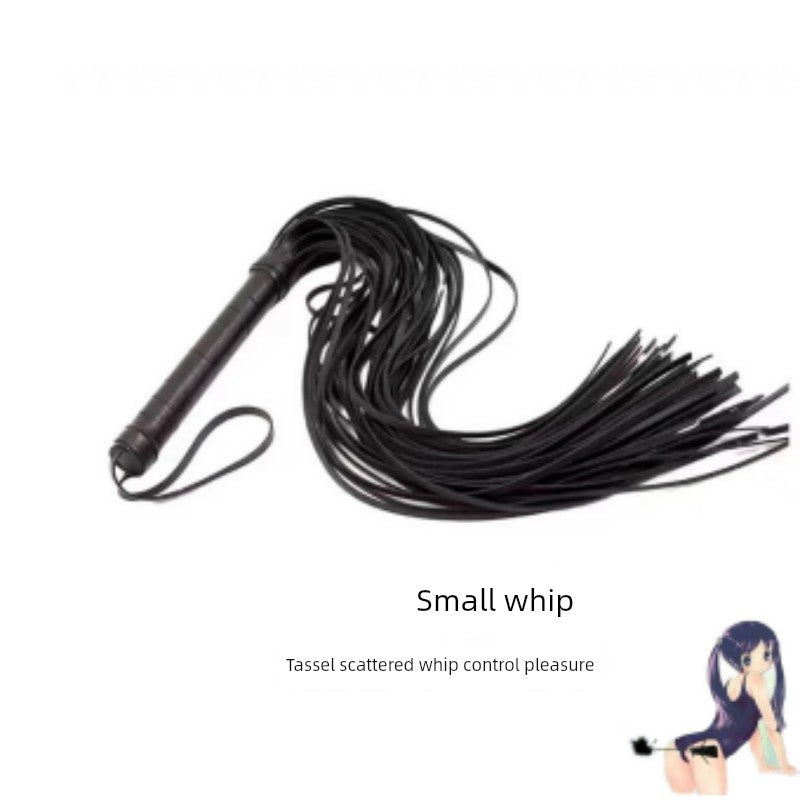 Rattan Small Whip Couple Toy SP Props Horsewhip Flogging Boyfriend Female M Tassel Leather Loose Whip Beating Pp