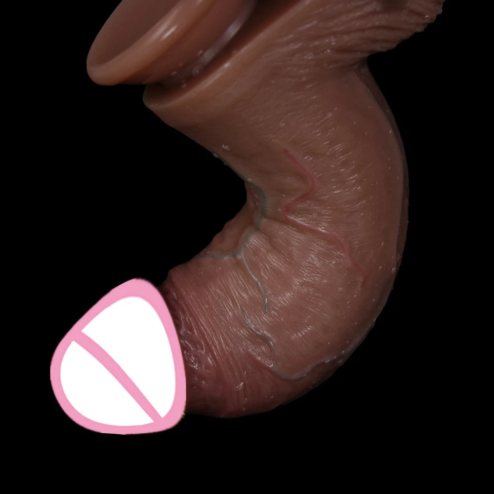 18+ Adults Shop Super Realistic Dildo Skin Intimate Soft Big Penis Suction Cup Anal Sex Toys Stimulator Vagina Orgasm For Women