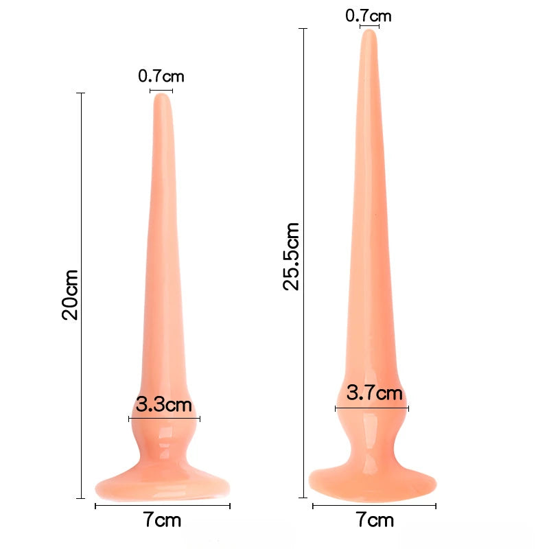Long Anal Dildo Ass Butt Plugs with Suction Cup Prostate Massager Anal Plug Buttplug Anus Sex Toys Anal Stimulator Sex Product