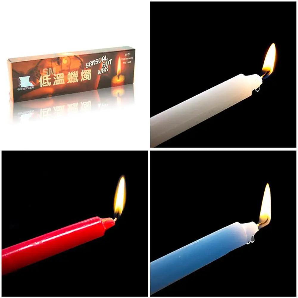 BDSM Sex Toys Low Temperature Drip Candles Sexy Low Heat Massage Romantic Passion Play Wax for Adult Erotic Couple Flirting Toys