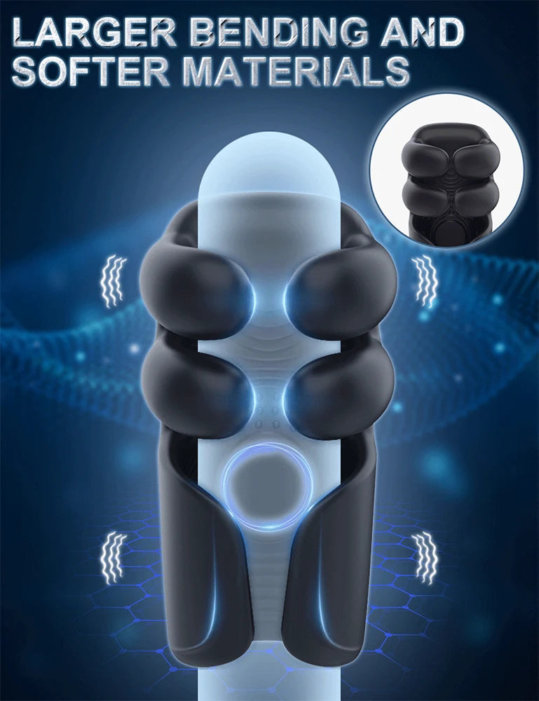 Vibrator For Men Tapping Flapping Glans Massager Sex Machine Penis Delay Trainer Automatic Male Masturbator Sex Toys for Adult