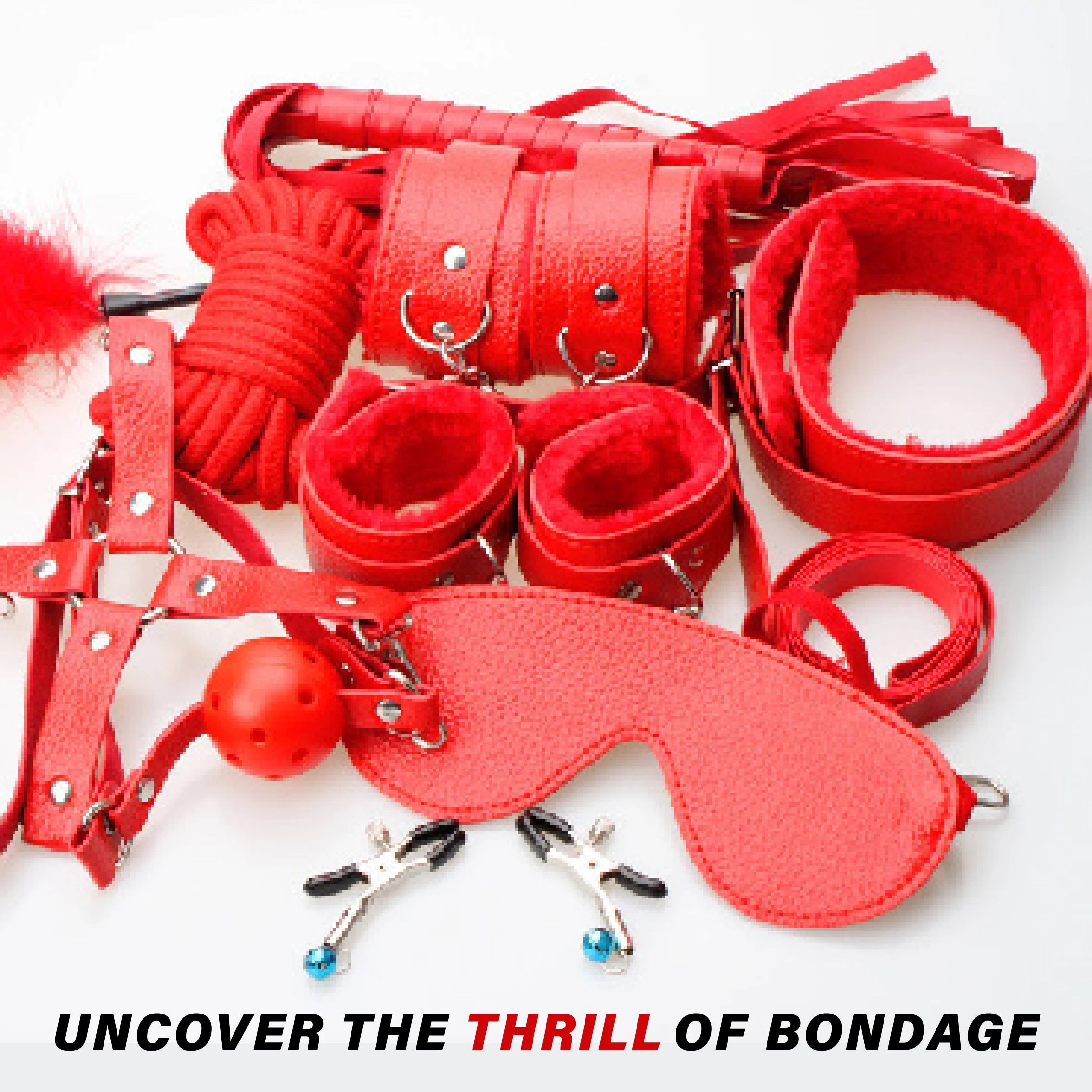 bondage kit, restraint set, BDSM gear, couples sex toys, adult novelty, BDSM accessories, couples play, adult bondage toys