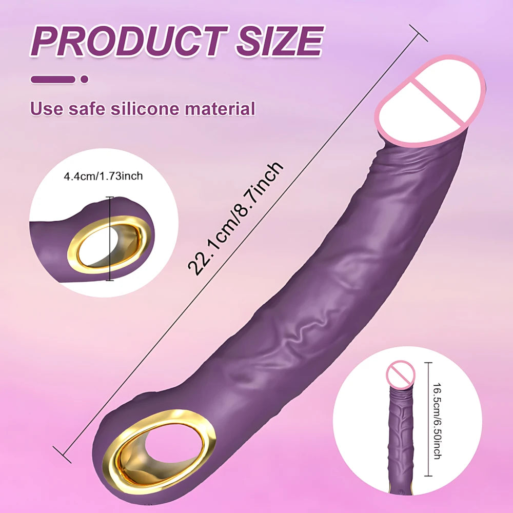 Big Dildo Vibrator Realistic Penis G-Spot Vagina Clitoris Stimulator Nipples Massage Female Masturbator Sex Toys for Women
