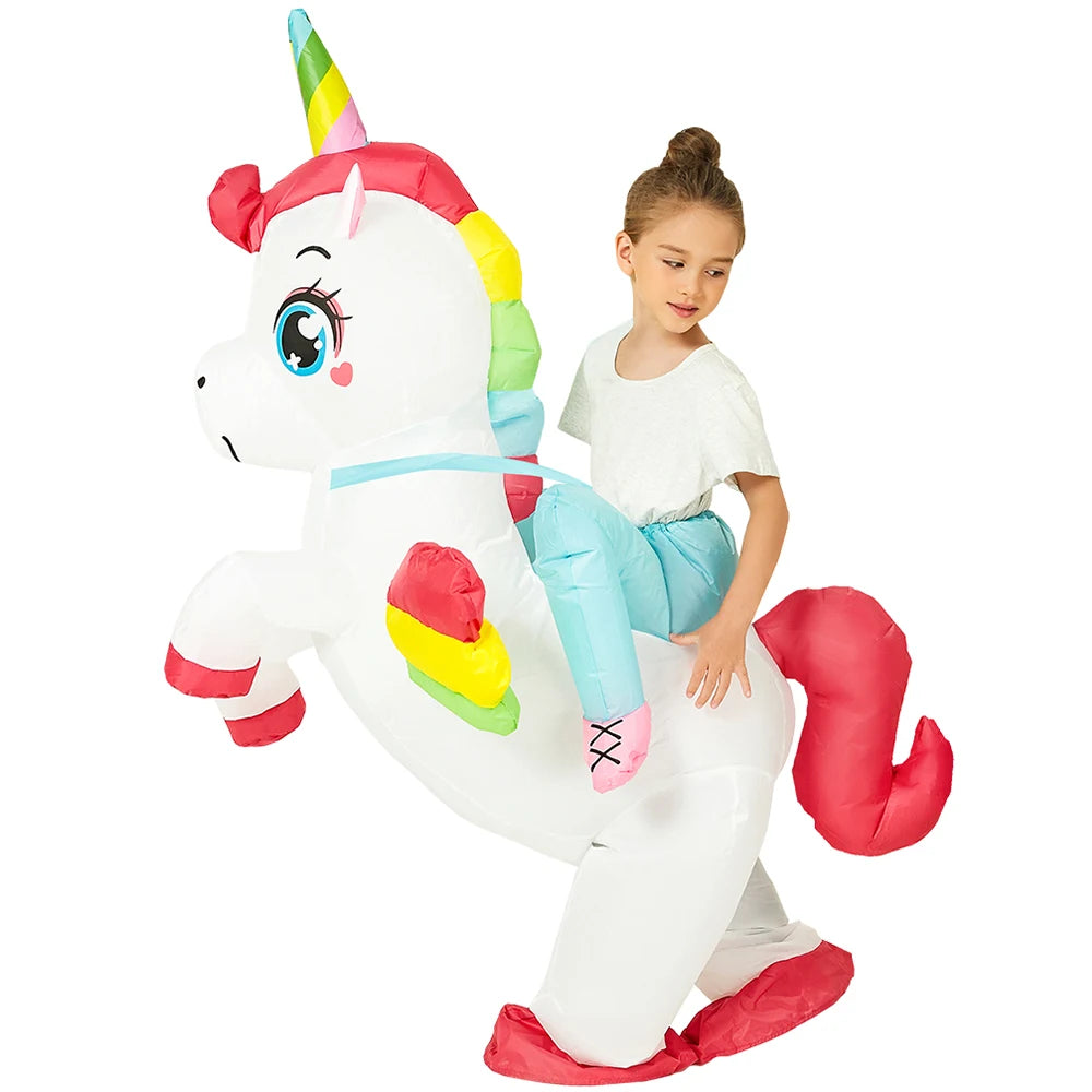 New Alien Inflatable Costume Anime Suits Dress Mascot Purim Halloween Christmas Party Cosplay Costumes for Kids Adult