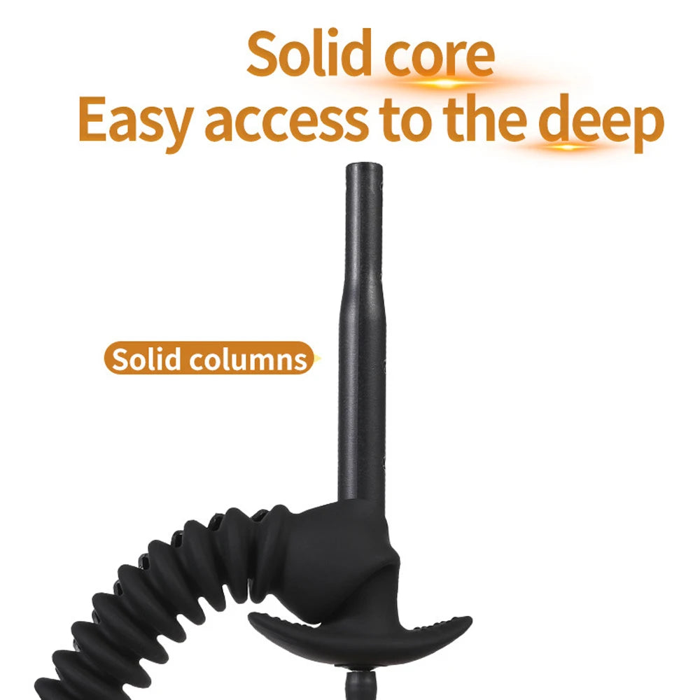 Super Large Inflatable Anal Plug Huge Big Dildo Pump Anal Dilator Expandable Butt Balls Sex Toys For Men Gay Prostate Massager