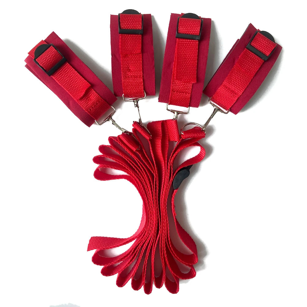 Adult Games Erotic Sex Toys For Woman Men Couples Slave Handcuffs Nylon BDSM Equipment Bondage Restraints Fetish Sex Products