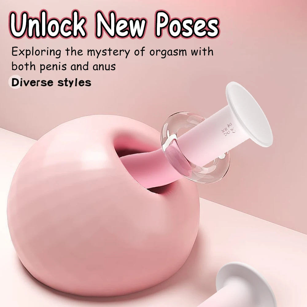 Beginner Dildo with Strong Suction Cup Male Prostate Massager Vaginal G-spot StimulatorAdult Sex Toys for Couples Lesbian