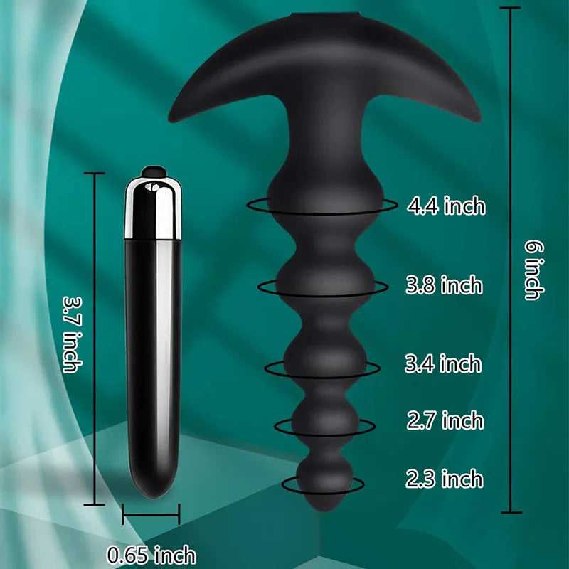 Vibrating Anal Plug Prostate Massager Butt Plug Gay Sex Products Dildo Stimulator Adult Sex Toys For Men Women Couple Sex Shop