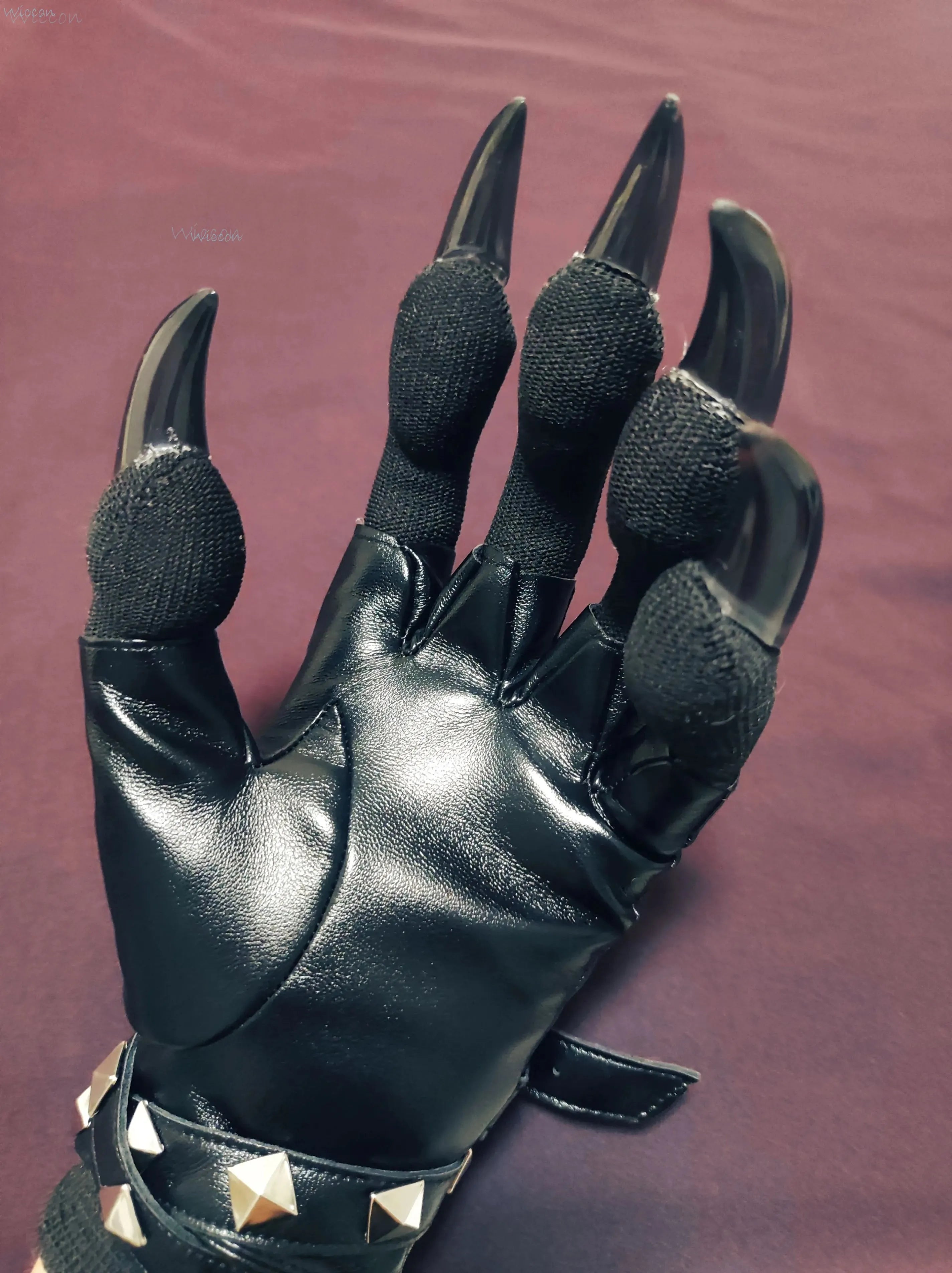 Furry Gloves Kig Fursuit Paws Kigurumi Cosplay Plush Gloves& Handwear Summer Gloves Claw Black White Multicolor Claw Furry Suit