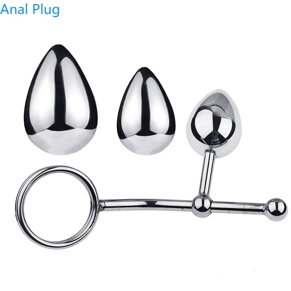 Anal Plug BDSM Fetish Ass Prostate Massager Smooth Touch Anal Buttplug Insert Vagina Sex Products Men Women Sex Toy Butt Dilator