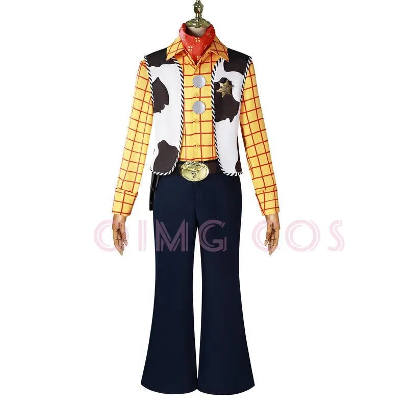 Woody Cosplay Costume Jessie Adult Carnival Uniform  Anime Men Halloween Party Costumes Masquerade Game