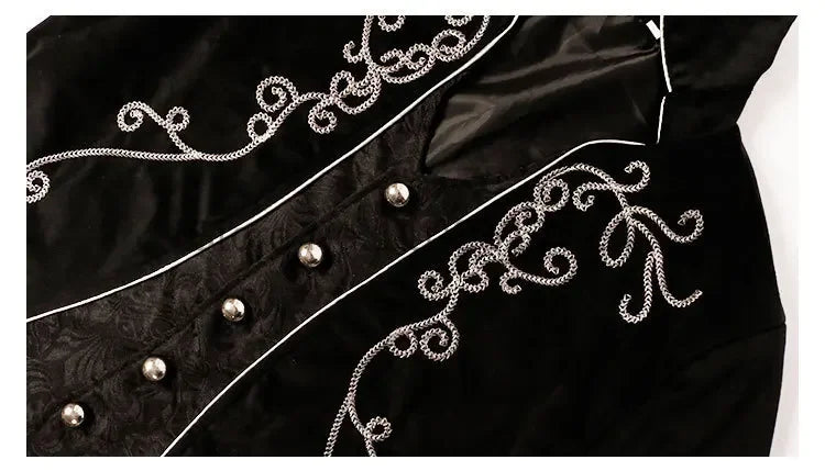 2025 Steampunk Women Men Medieval Dress costume Velet Stand Collar Tailcoat Gothic Vampire Cosplay Jacket Coats S-5XL