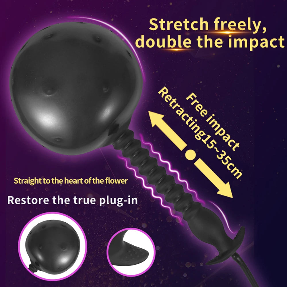 Inflatable Pump Anal Plug Silicone Super Big Butt Plug Dildo Prostate Massager Anus Extender Dilatador Sexules Toy for Women Man