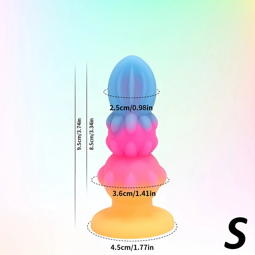 Anal Butt Plug Dildo Vaginal Plug Prostate Massager Analsex Masturbation Adult Cute Soft Colourful Sex Toy For Women Men Product