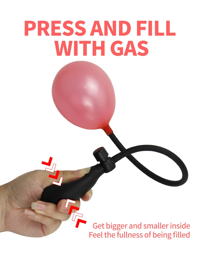 Inflatable Dildo Vagina Anus Dilator Expandable Butt Plugs Bdsm Adult Game Sex Toy for Women Men Gay Anal Plug Prostate Massager