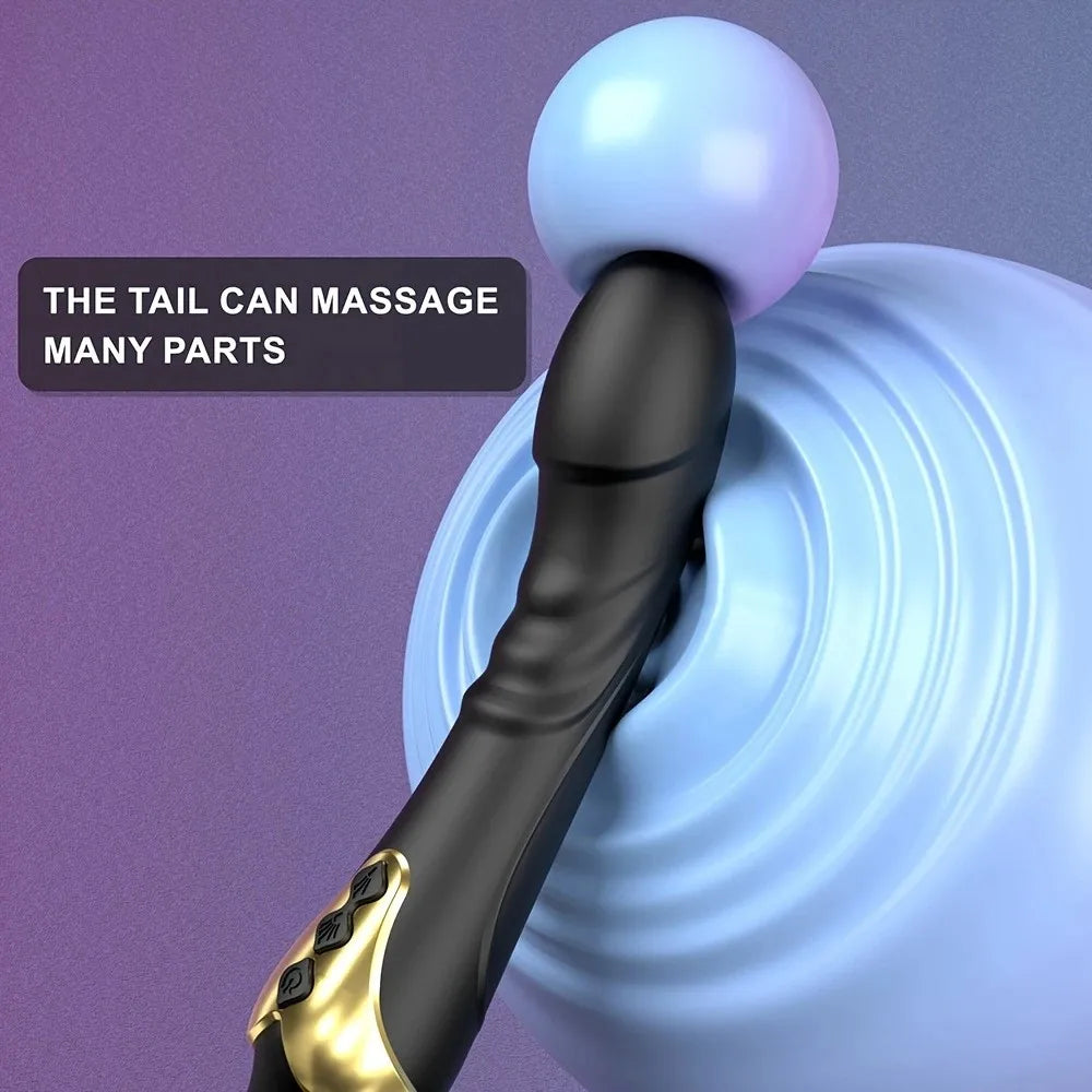 Powerful AV vibrator, dildo, female wand, 10 modes, clitoral stimulator, g -spot， Vaginal massage, adult sex toys