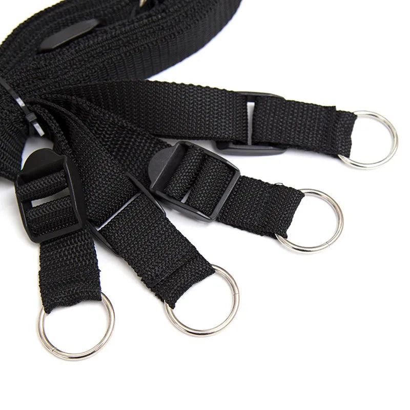 Restraint Erotica Binding Sex Forced Split Leg Straps Neck Wrist Bdsm Bondage Set Sex Toys For Woman Couples Product No Vibrator
