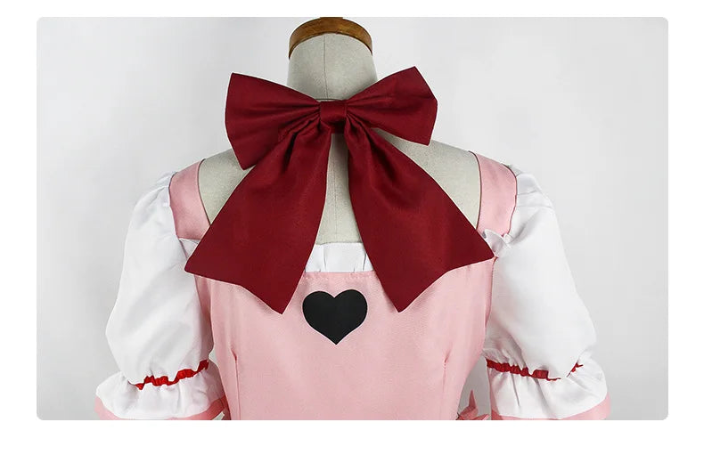 Kaname Madoka Cosplay Costume Anime Madok Magica Homura Uniform Dress with Choker Gloves Socks Halloween Outfits