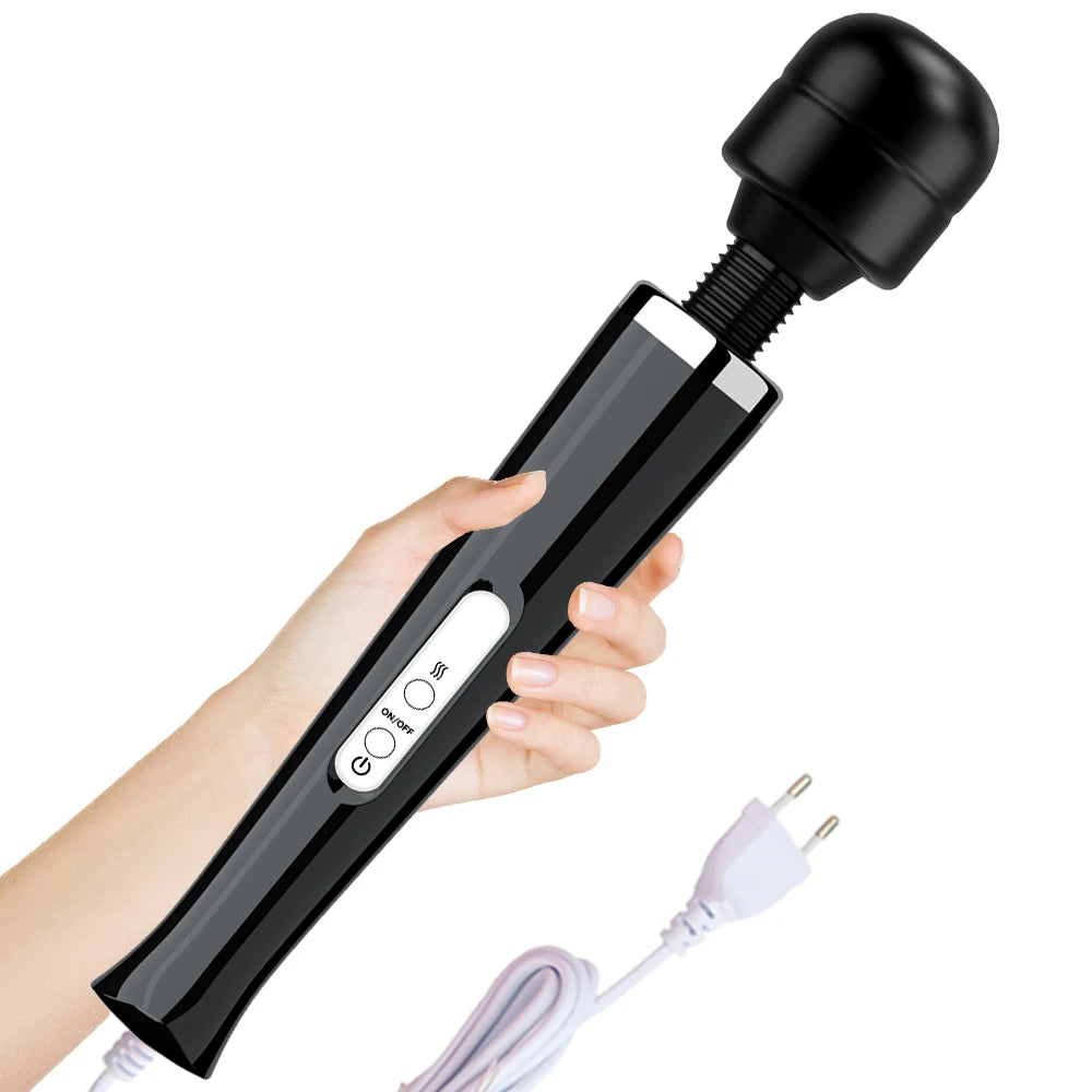 Super strong vibration massager with multiple frequencies to stimulate orgasm. Adult sex toy suitable for female masturbation.