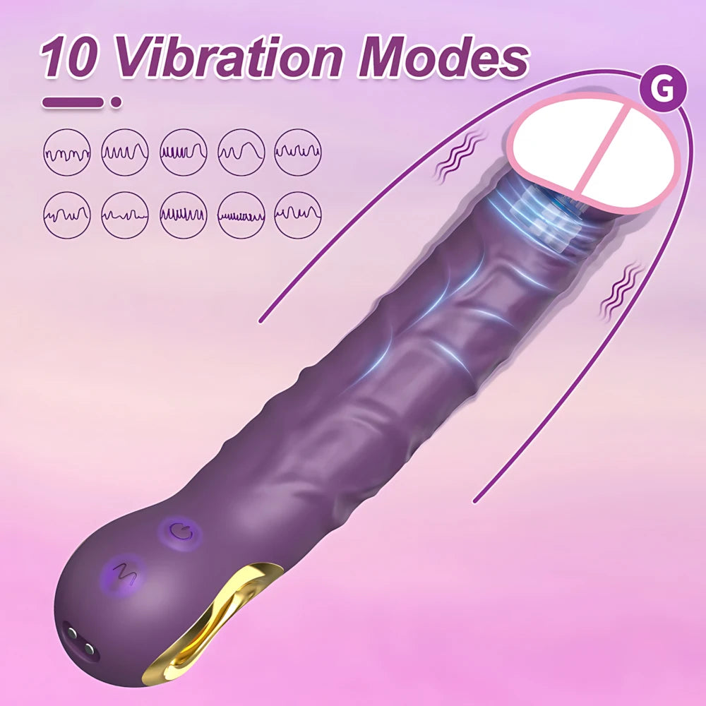 Big Dildo Vibrator Realistic Penis G-Spot Vagina Clitoris Stimulator Nipples Massage Female Masturbator Sex Toys for Women