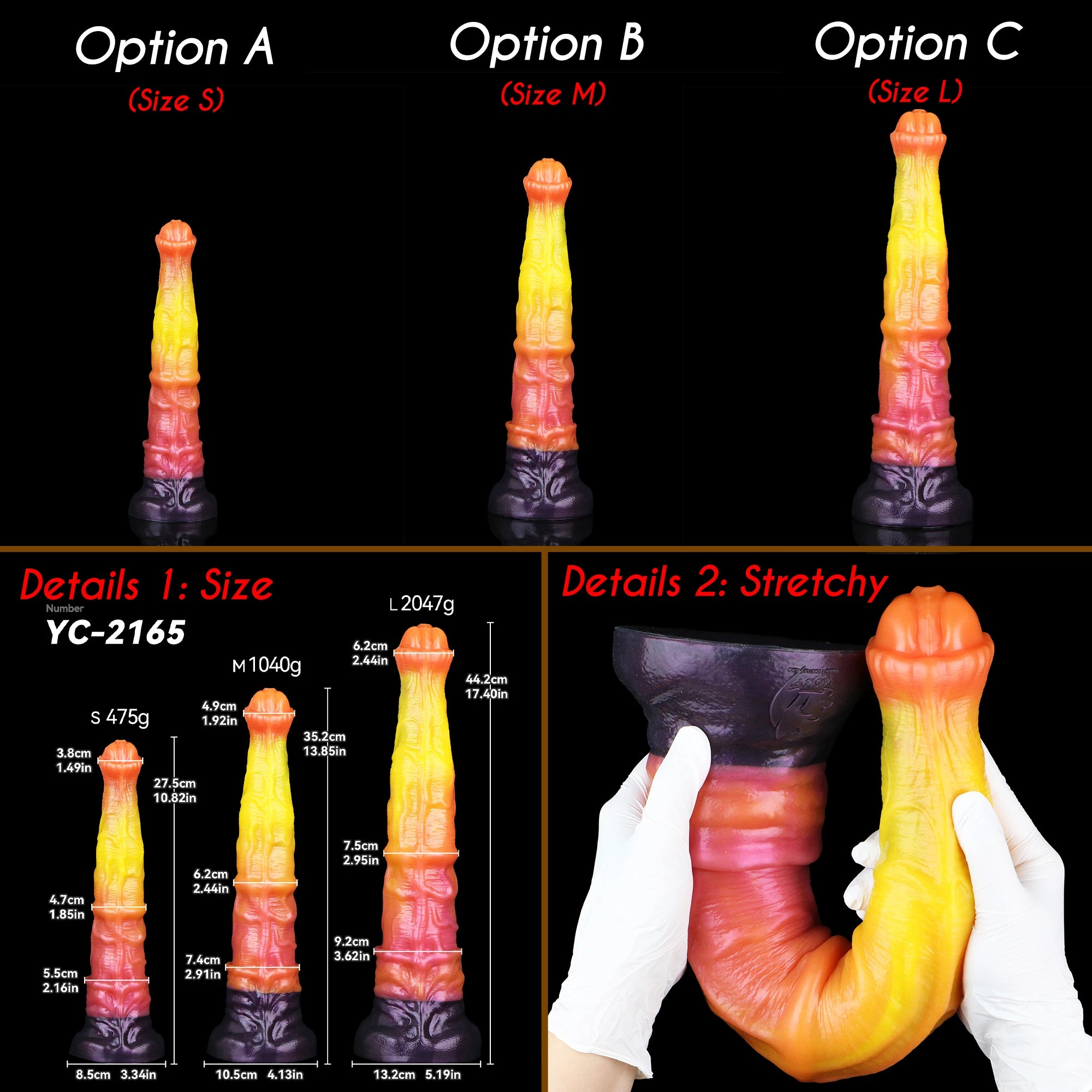 SHAZ Giant Dildo Long Anal Plug Butt Plug Double-Layer Silicone Horse Cock With Strong Suction Cup Sex Toys for adults Women 18+