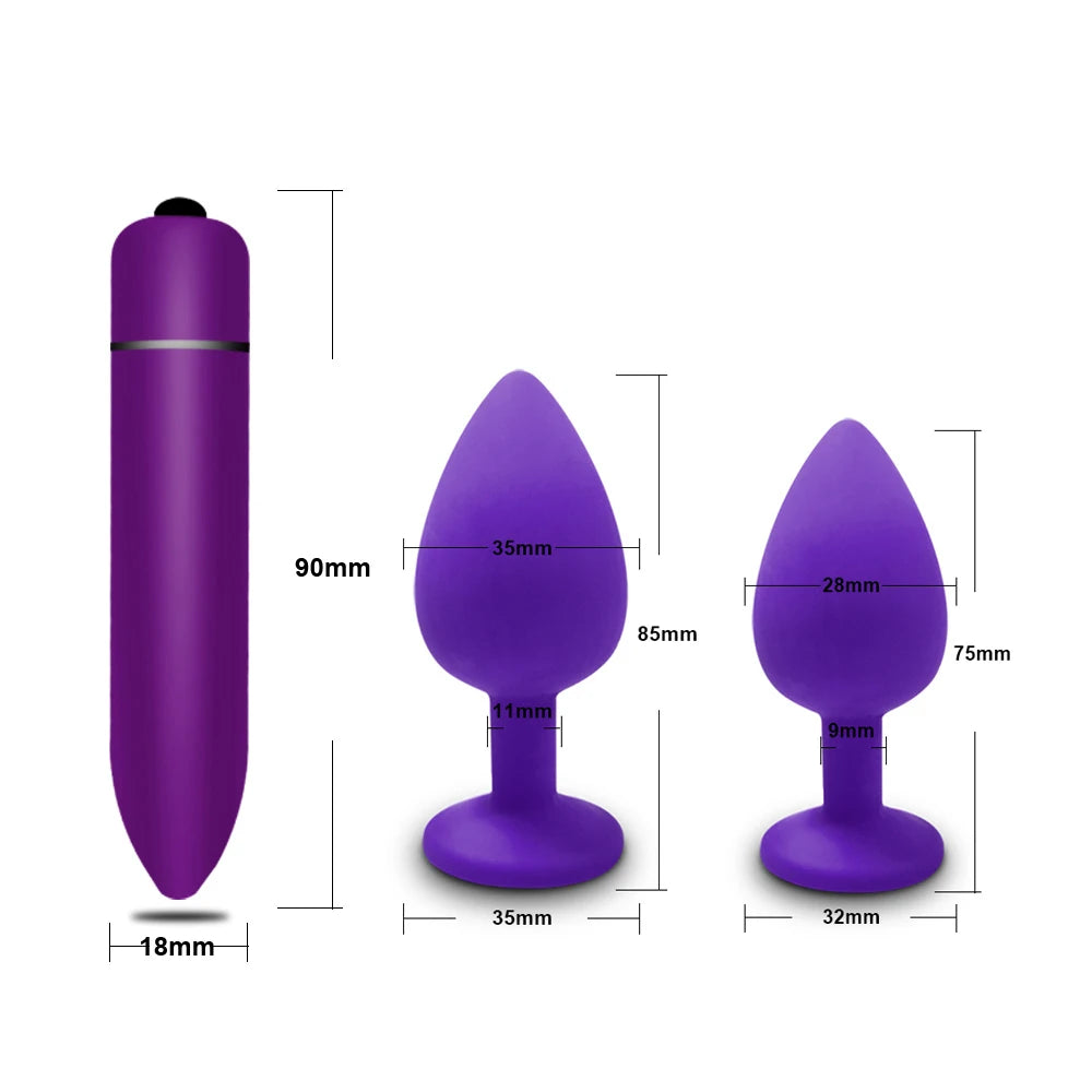10 Speeds Mini Bullet Vibrator Massager Vagina Vibrator Erotic Masturbator Female Clitoris Stimulator Sex Toy for Women Anal Toy