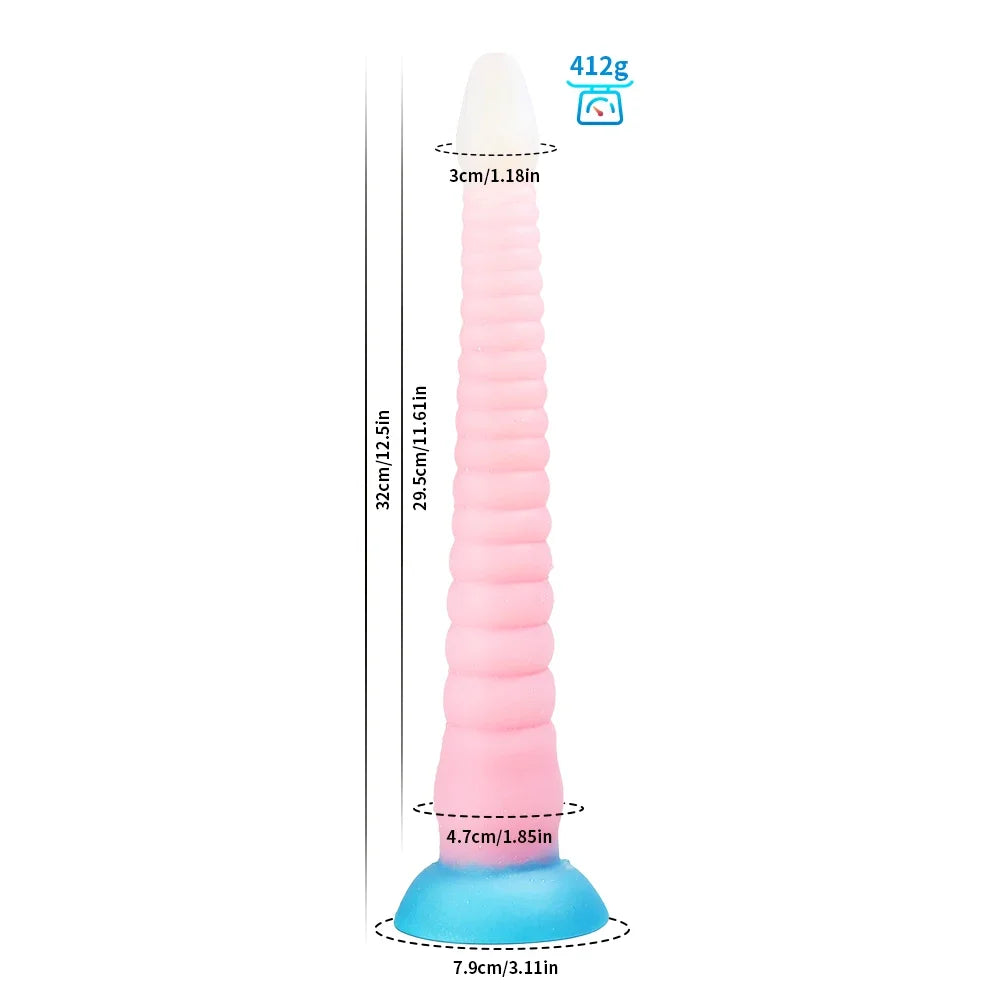 New Huge Luminous Octopus Tentacle Dildo Soft Silicone Monster Animal Penis Big Dick Anal Plug Vaginal Anus Masturbation G Spot