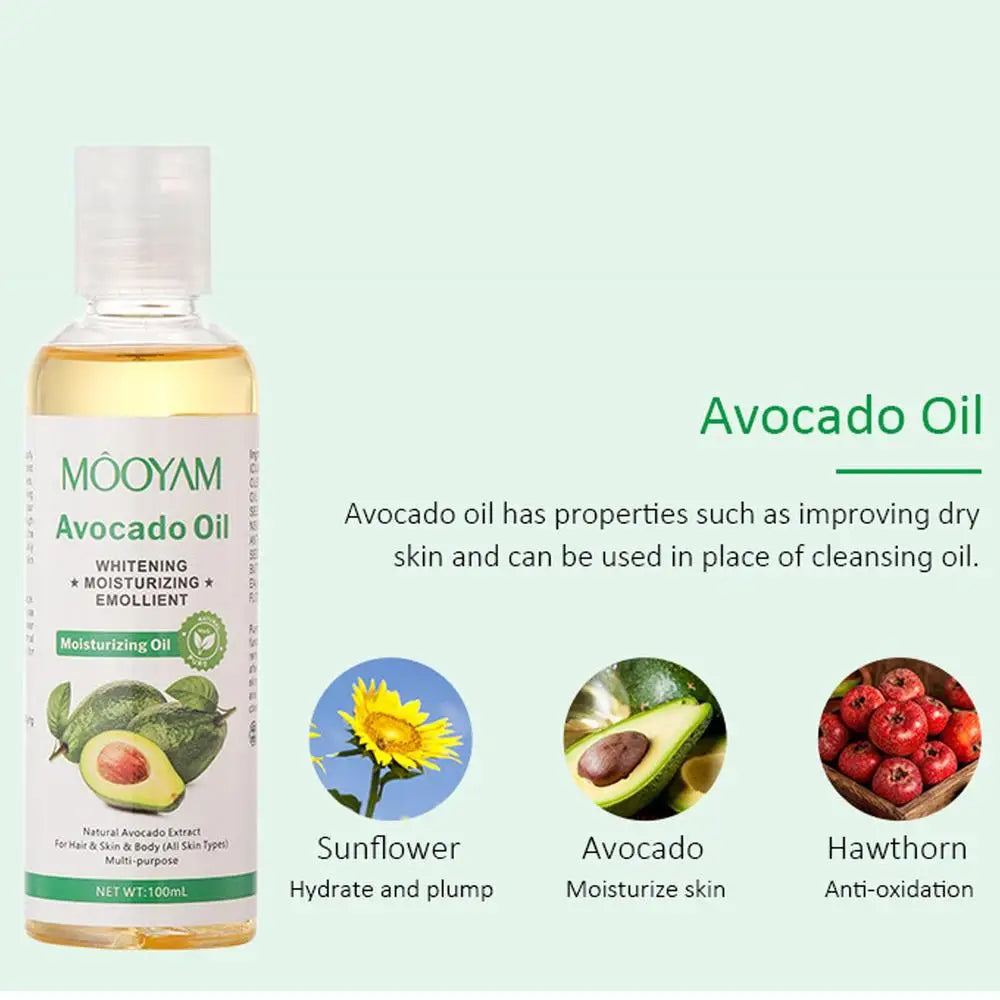 Facial Massage Oil Hydrating Soothing Coconut Oil Avocado Oil And Vitamin Oil Deep Relaxation Moisturizing Body Massage Oil