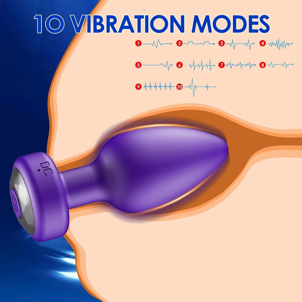 1PC Wireless Control Anal Vibrator Butt Plug Men Prostate Massager Stimulator Female Masturbator Adult Sex Toys for Women Gay
