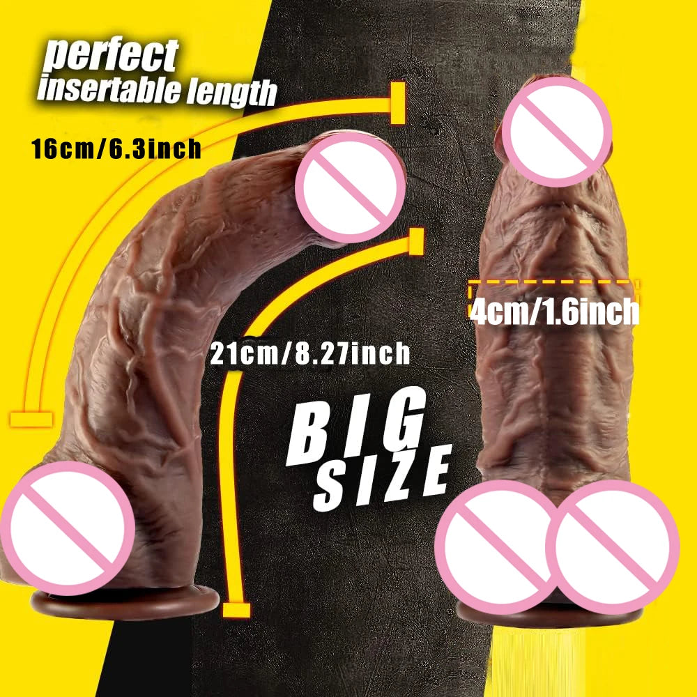 Realistic Dildo Silicone Dildos Dick G-Spot Masturbation Realistic Penis Cock Consolador Adult Supplies Sex Toys For Women Gay18