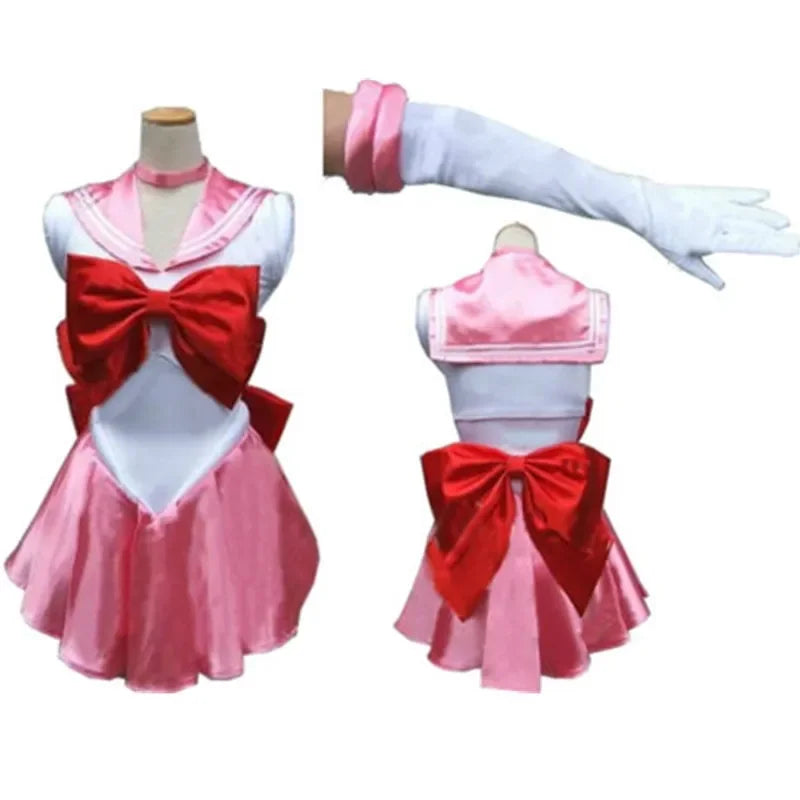 Japan Sailor Moon Cosplay Costume Moon Dress For Adult Fancy Halloween Fancy Sexy Carnival Costume Dress