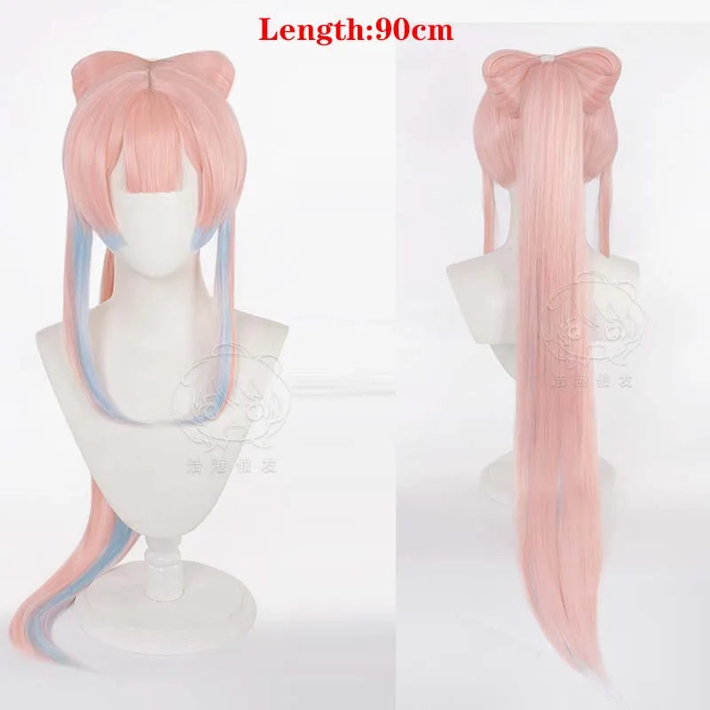 Sangonomiya Kokomi Cosplay Costume Pearl of Wisdom Kokomi Outfit Dress Wig Full Set Comic Con